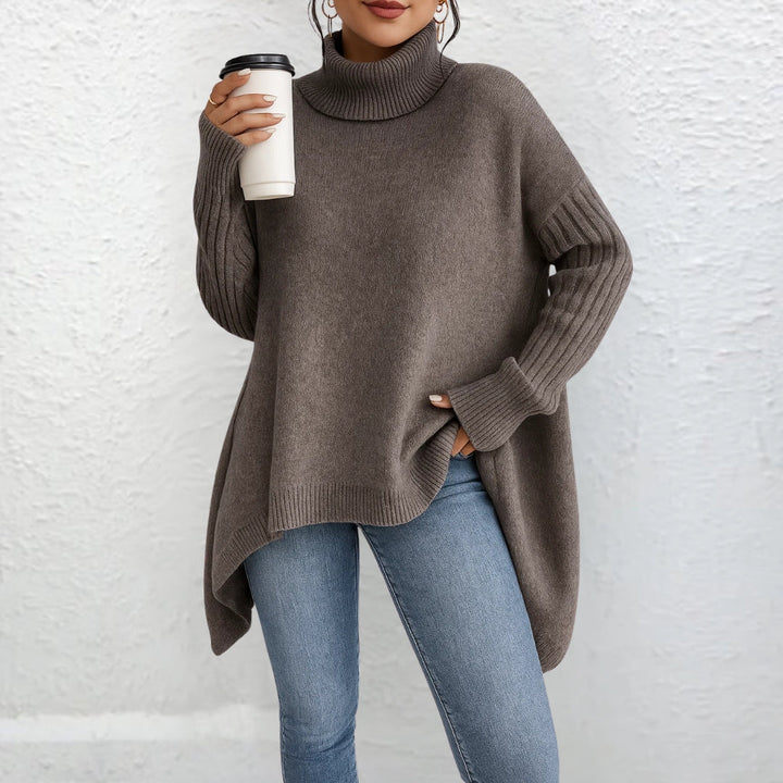 Brigit™ | Sweter z wysokim kołnierzem