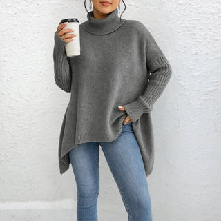Brigit™ | Sweter z wysokim kołnierzem