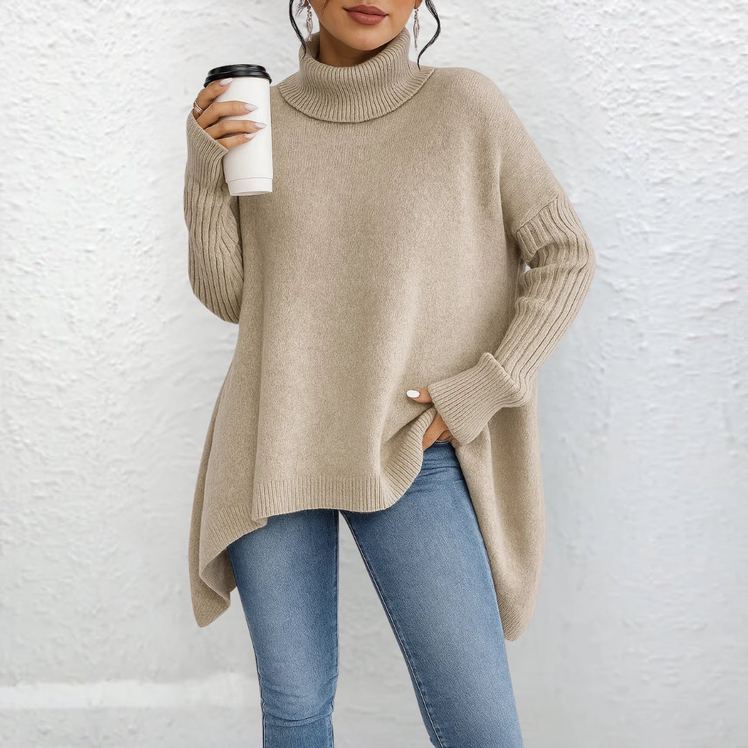 Brigit™ | Sweter z wysokim kołnierzem