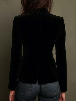 Apolline | Blazer Haftowany Kwiatowy Wielokolorowy