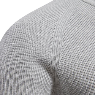 Sweter z zamkiem dzianinowy