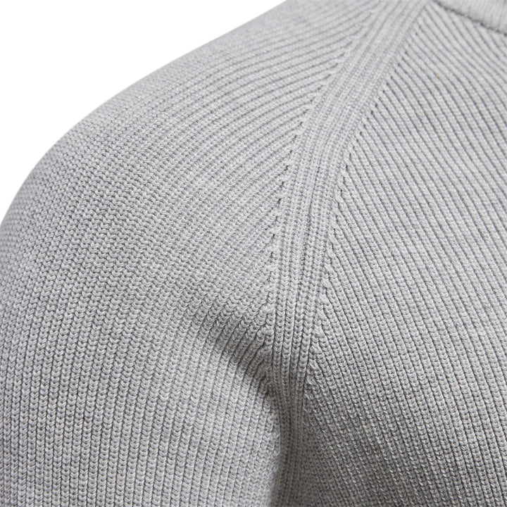 Sweter z zamkiem dzianinowy