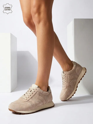 Sneakersy Luna Białe Skórzane