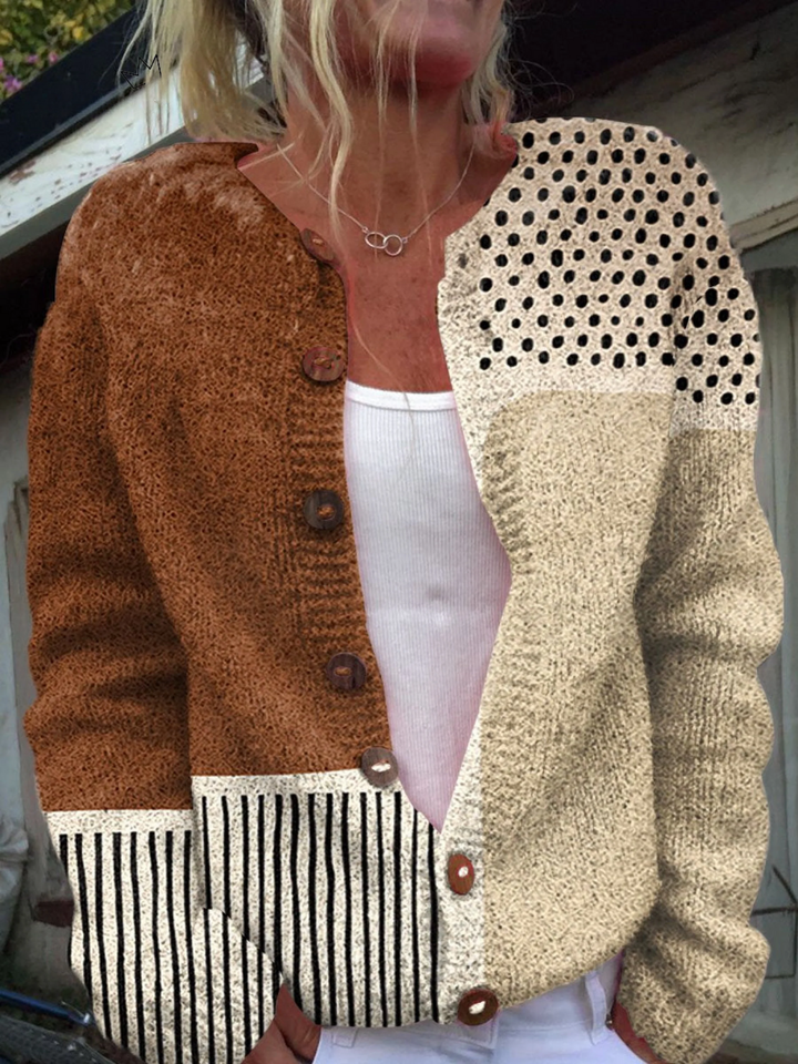 Eloise™ | Vintage Dzianinowy Kardigan