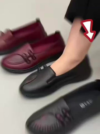 Carmen™ | Skórzane Mokasyny Komfortowe z Kwiatowym Haftem