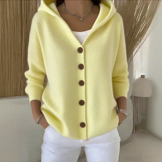 Hanna –  Modny sweter z kapturem