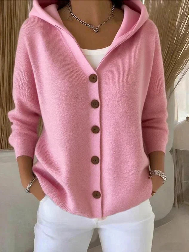 Hanna –  Modny sweter z kapturem