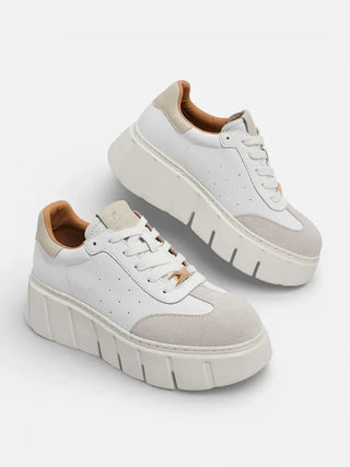 Sneakersy Luna Białe Skórzane