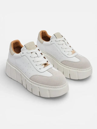 Sneakersy Luna Białe Skórzane