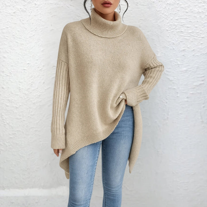 Brigit™ | Sweter z wysokim kołnierzem