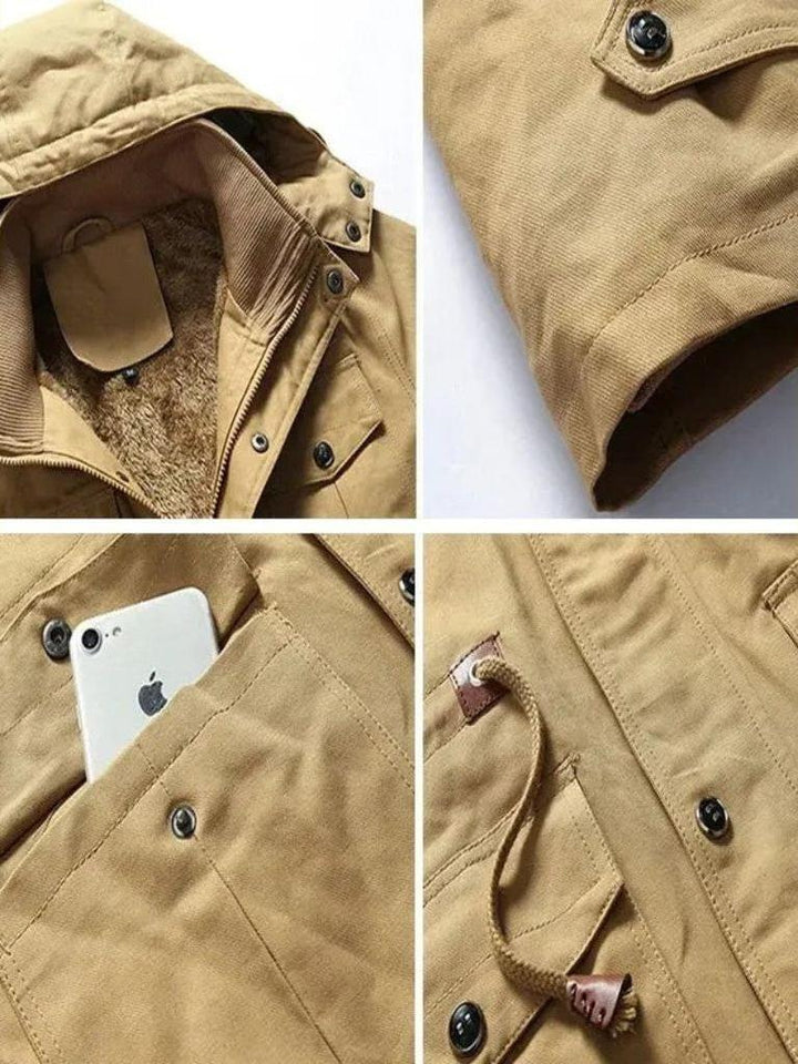 Adrian™ | Kurtka Bomber z Fleece