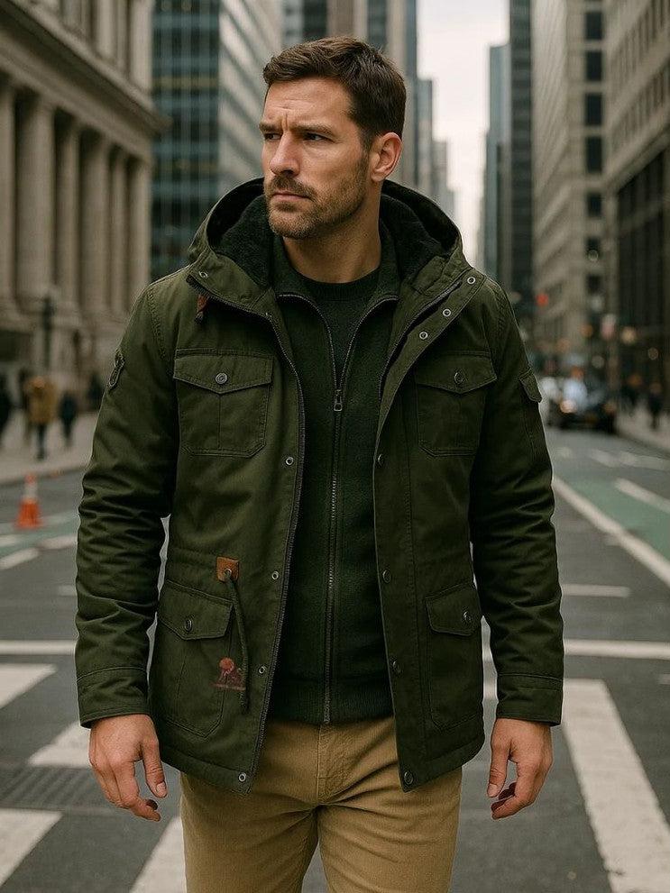 Adrian™ | Kurtka Bomber z Fleece