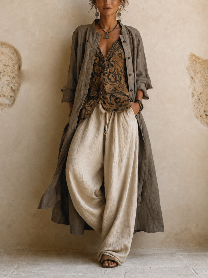Julia | Boho Trzyczęściowy Zestaw
