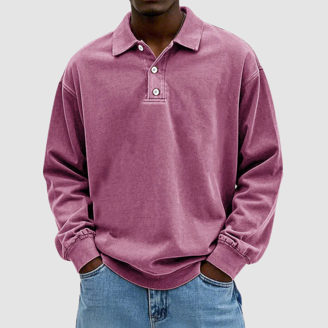Calvin | Klasyczna bawełniana koszula z długim rękawem