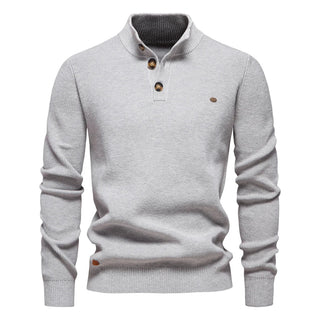 Męski sweter z guzikami