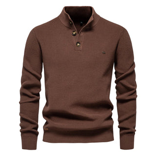 Męski sweter z guzikami