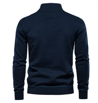Sweter Męski z Pół-Zipem