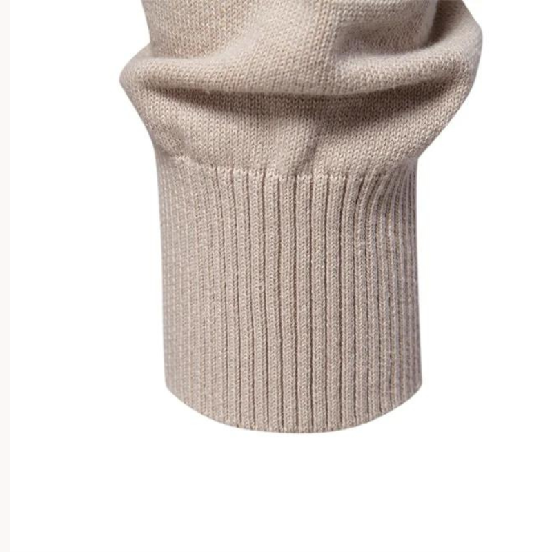 Męski sweter bawełniany z wzorem w paski