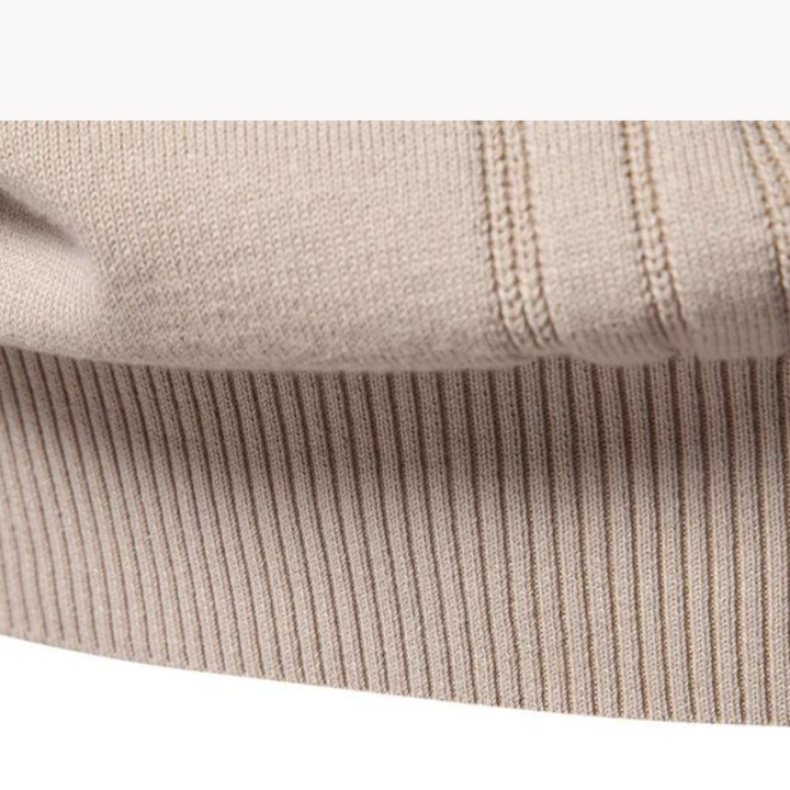 Męski sweter bawełniany z wzorem w paski