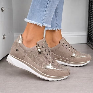 Confortia™ | Ortopedyczne buty na koturnie dla kobiet z zamkiem błyskawicznym
