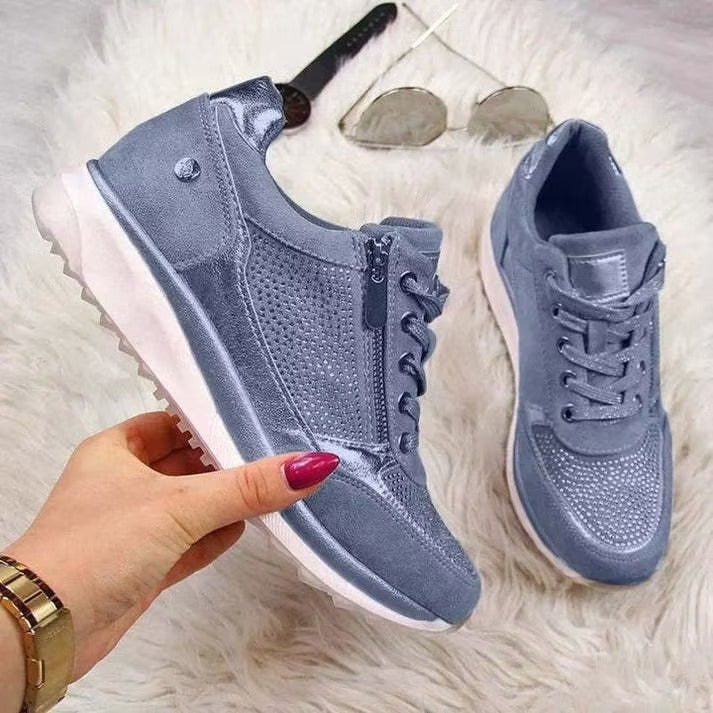 Confortia™ | Ortopedyczne buty na koturnie dla kobiet z zamkiem błyskawicznym