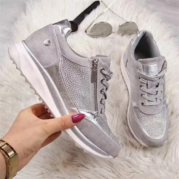 Confortia™ | Ortopedyczne buty na koturnie dla kobiet z zamkiem błyskawicznym