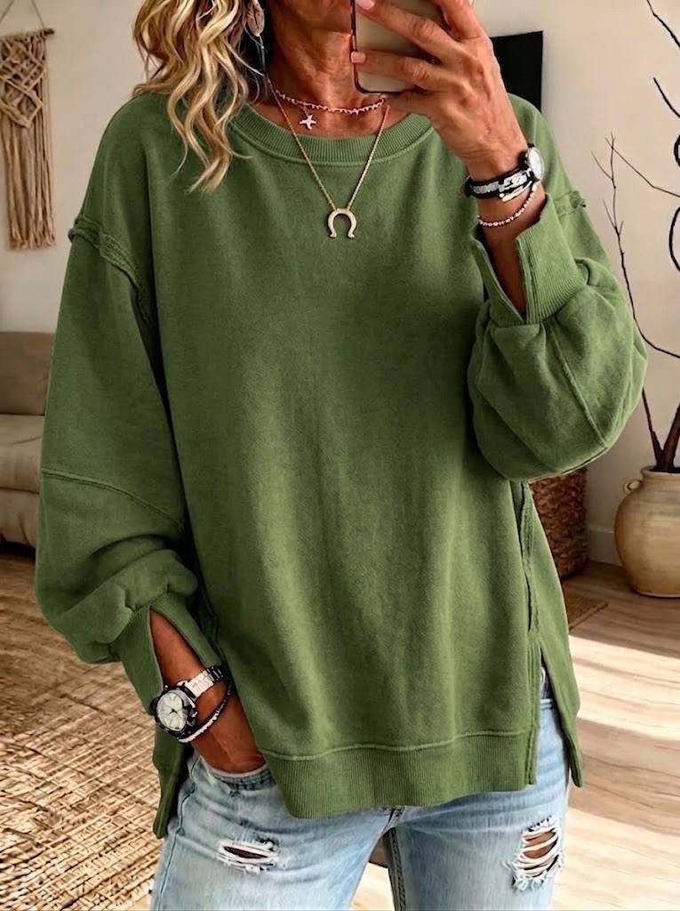 Ximena || Bluza z przeszyciami